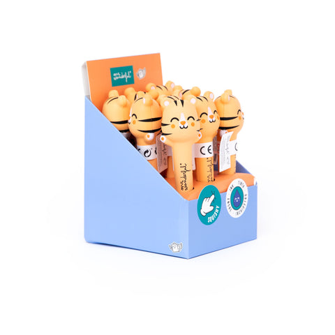 Caneta Mole Anti-Stress - Tigre