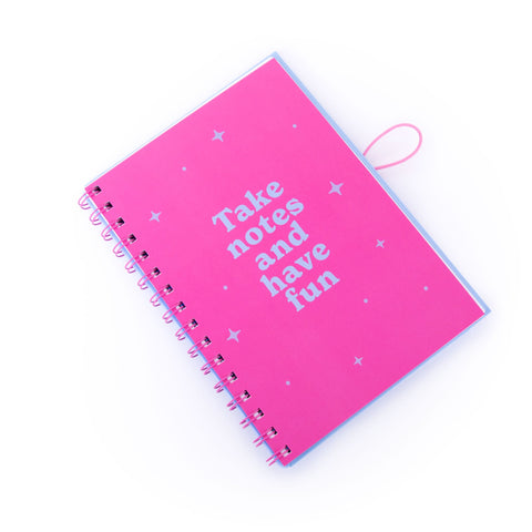 Conjunto Caderno A5, Charms E Caneta - Azul