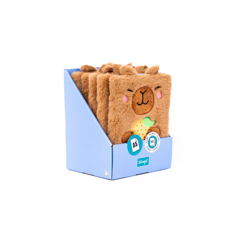 Caderno Formato A5 Peluche - Capivara