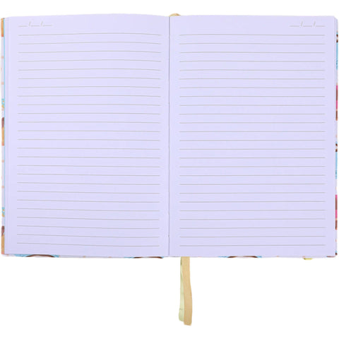 Caderno A5 Pautado com Fita 96 Folhas Capívara