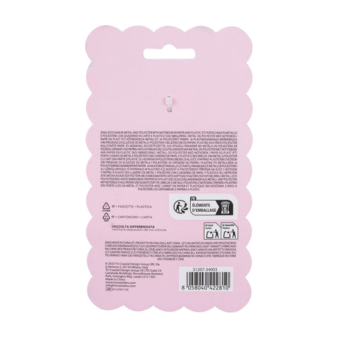 Mini Caderno Com Charms 7 X5,5 Centímetros