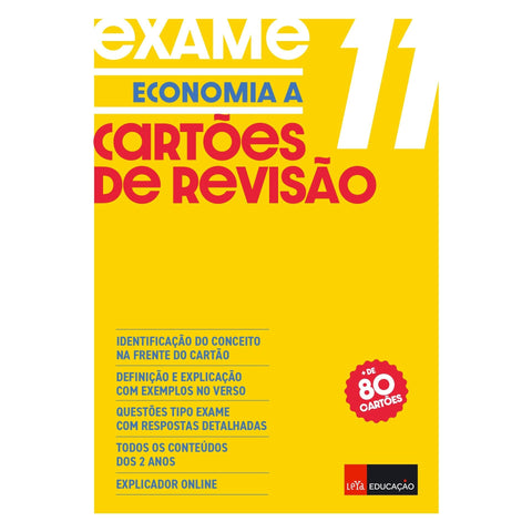 Cartões de Revisão Economia A (11.º Ano)