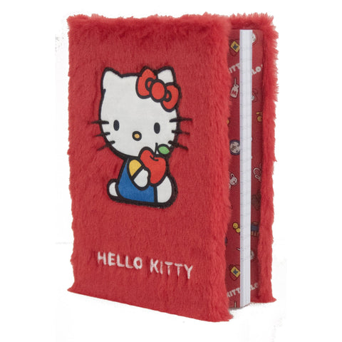 Caderno Peluche - Hello Kitty