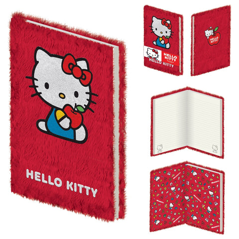 Caderno Peluche - Hello Kitty