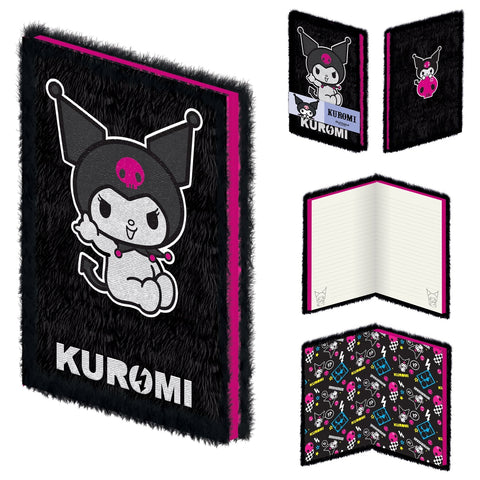 Caderno Peluche - Kuromi