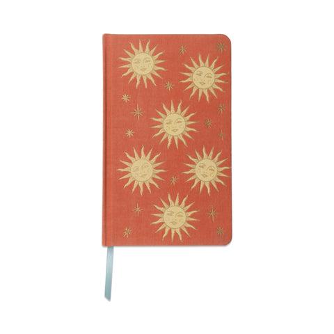 Caderno Formato A5 - Celestial Terracotta Sun