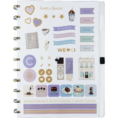 Caderno Inteligente Grande Purple Key By Isabela Akkari