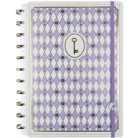 Caderno Inteligente Grande Purple Key By Isabela Akkari
