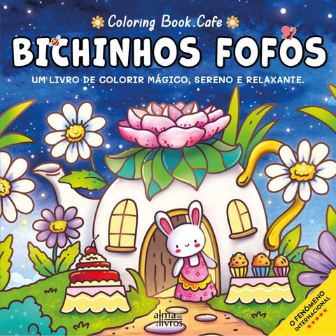 Bichinhos Fofos de Coloring Book Café