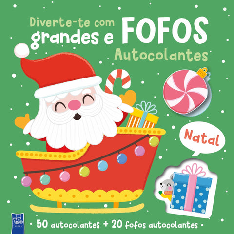 Diverte-Te Com Grandes E Fofos Autocolantes - Natal de YOYO BOOKS
