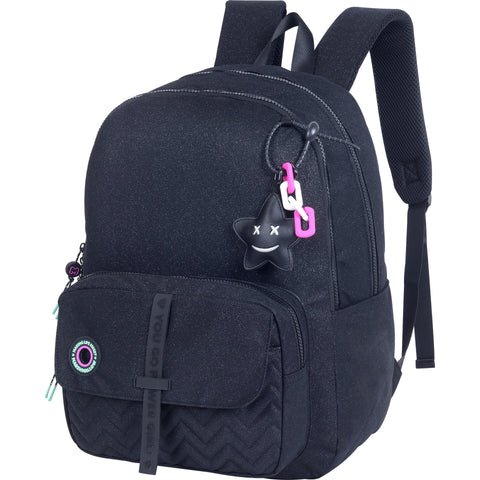 Mochila Dupla Nighty Black Marshmallow