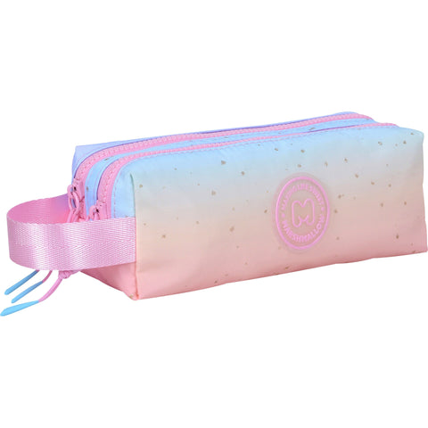 Estojo Duplo Degradê Marshmallow