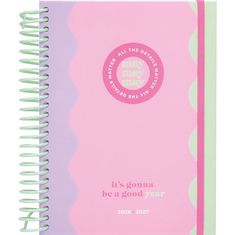 Agenda Escolar 26/ 27 Semanal Pink Vibes Mayfair