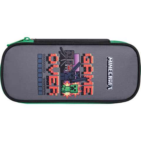 Estojo Oval Game Over Minecraft