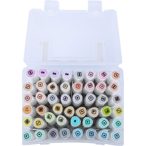 Marcadores de Colorir Ponta Dupla Cores Natura 48 Unidades Note!
