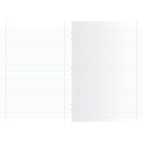 Caderno Agrafado A4 Capa Preta Pautado Note!
