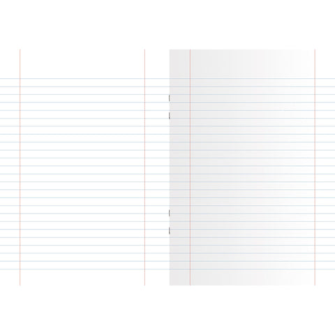 Caderno Agrafado A5 Capa Preta Pautado Note!