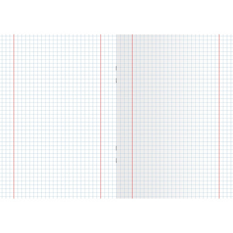 Caderno Agrafado A5 Capa Preta Quadriculado Note!