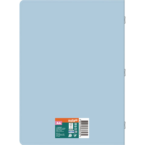 Caderno Agrafado A4 Pautado 2 em 1 Pastel (várias opções) Note!