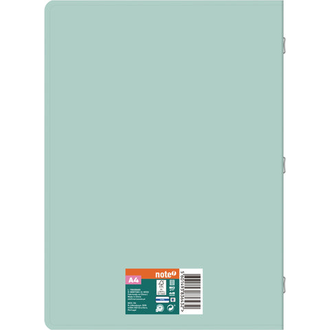 Caderno Agrafado A4 Pautado 2 em 1 Pastel (várias opções) Note!