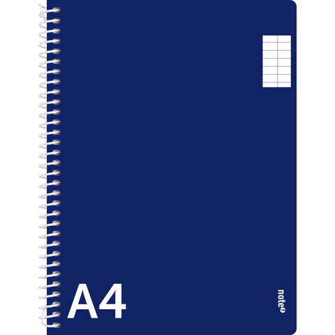 Caderno Espiral A4 Capa Azul Pautado Note!