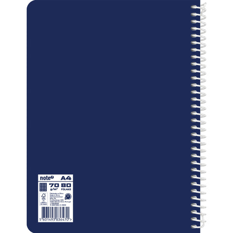 Caderno Esp Formato A4 Azul 80 Fl Q Note!