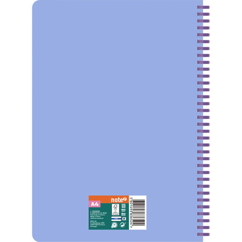 Caderno Espiral A4 Capa Soft Pautado (várias opções) Note!