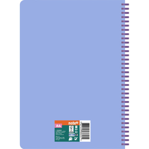 Caderno Espiral A4 Capa Soft Quadriculado (várias opções) Note!