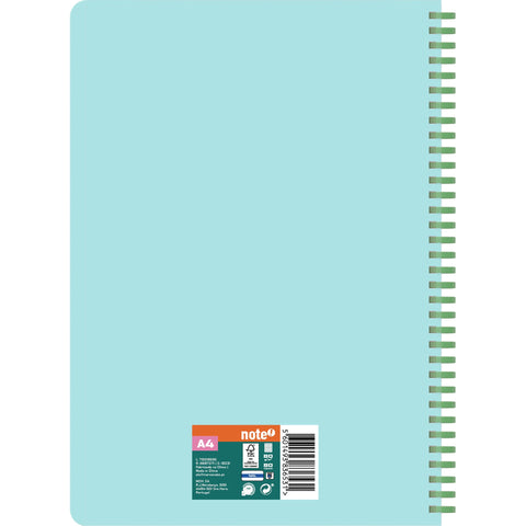 Caderno Espiral A4 Capa Soft Quadriculado (várias opções) Note!