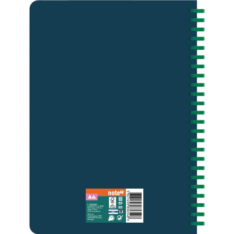 Caderno Espiral A4 Capa Soft Universitário Pautado (várias opções) Note!