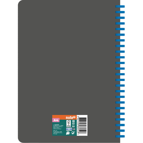 Caderno Espiral A4 Capa Soft Universitário Pautado (várias opções) Note!