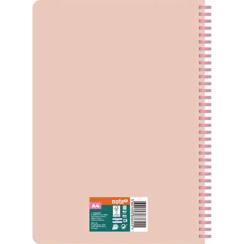 Caderno Espiral A4 Capa Soft Universitário Quadriculado (várias opções) Note!