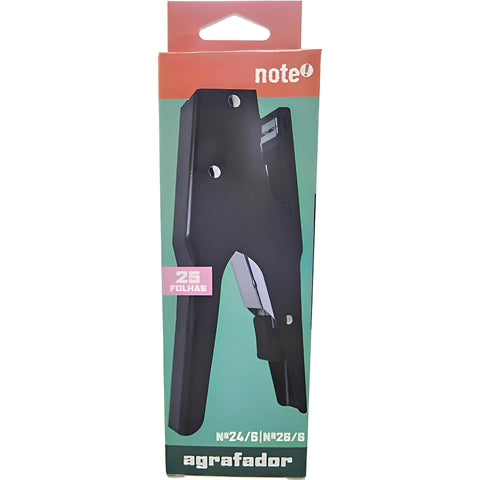 Agrafador Alicate Metálico para 25 Folhas Note!