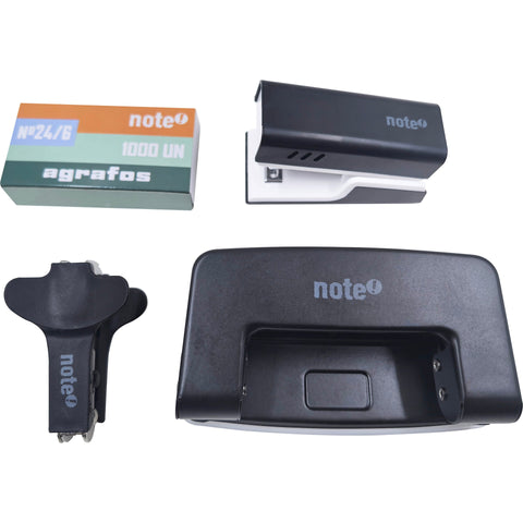 Pack Furador, Tira Agrafos, Agrafador e Agrafos Note!