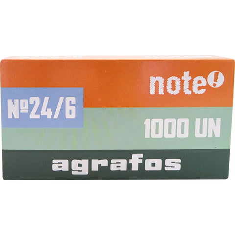 Agrafos N.24/6 2*1000 Unidades Note!