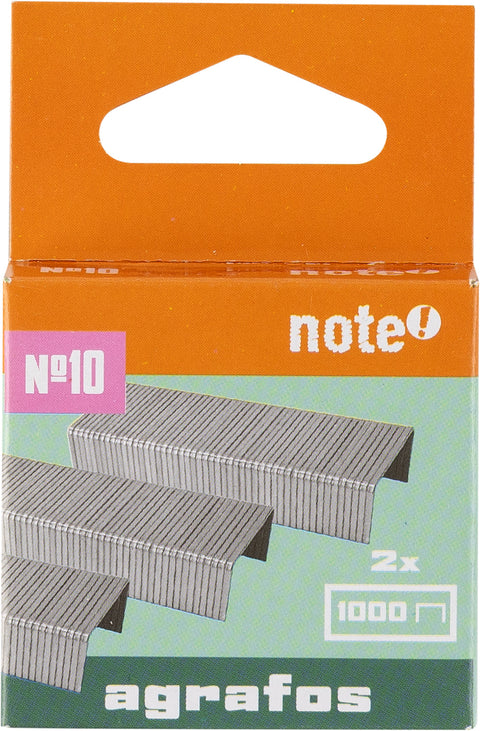 Agrafos N.10 2x1000 Unidades Note!