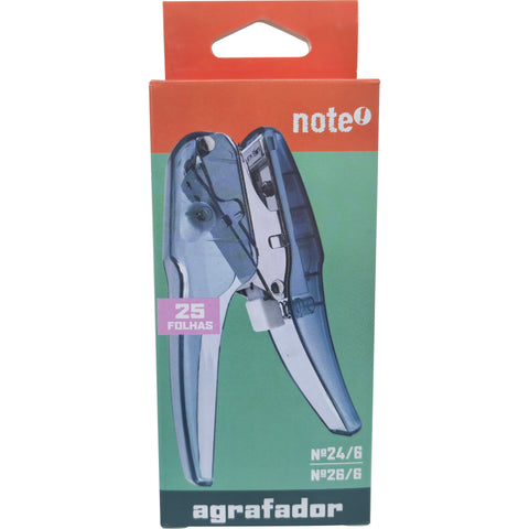 Agrafador Alicate Transparente para 25 Folhas (várias opções) Note!