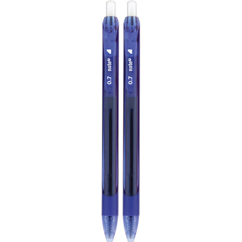 Esferográfica Retrátil 0.7mm Azul 2 Unidades Note!