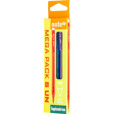 Lapiseira 0.7mm 5 Unidades Note!