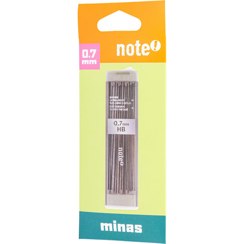Recarga 12 Minas 0.7mm 2 Unidades Note!