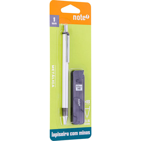 Lapiseira 0.5mm em Metal com Recarga 12 Minas Note!