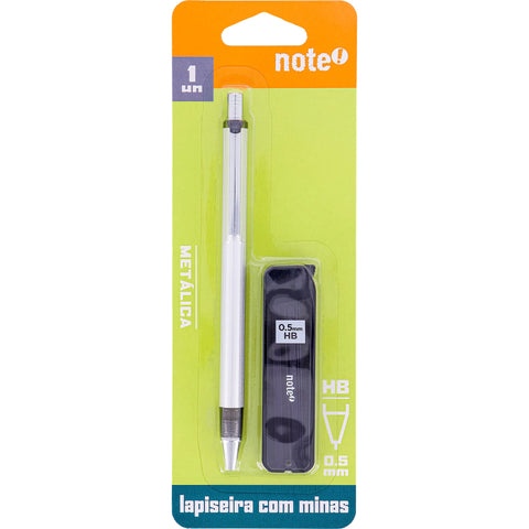 Lapiseira 0.5mm em Metal com Recarga 12 Minas Note!