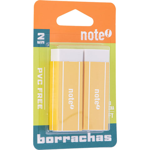 Borracha Branca Tecnic 2 Unidades Note!