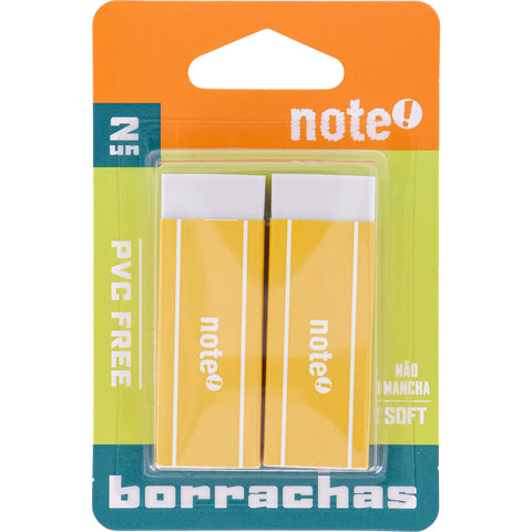 Borracha Branca Tecnic 2 Unidades Note!