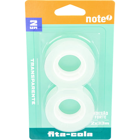 Fita Cola Transp 33*15 2 Unidades Note!