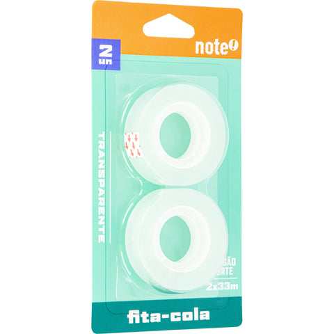 Fita Cola Transparente 15mmx33m 2 Unidades Note!