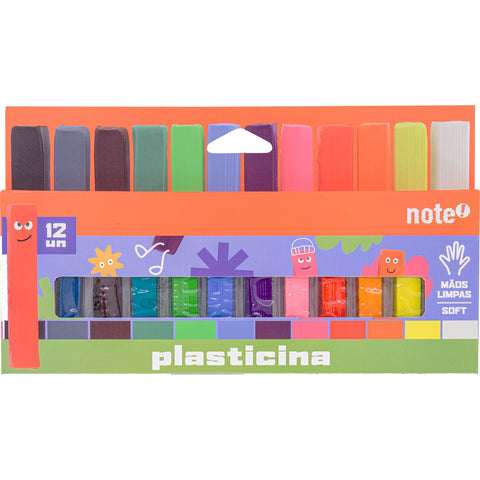 Plasticina 12 Barras Note!