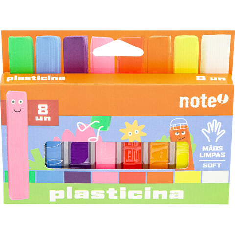 Plasticina Com 8 Barras Note!