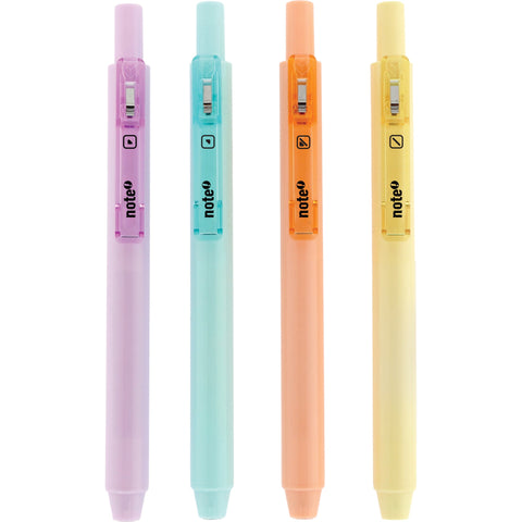 Sublinhador Retrátil Cores Pastel 4 Unidades Note!