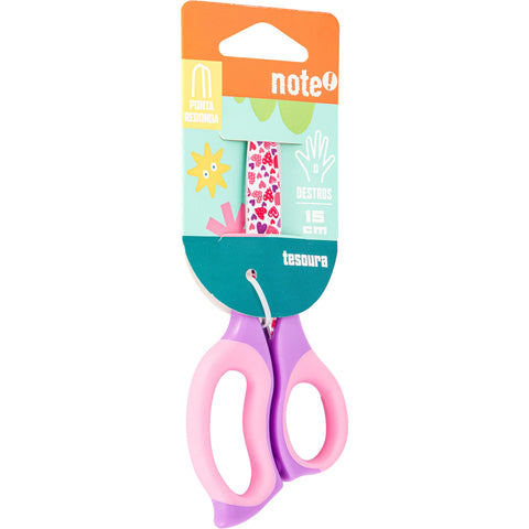 Tesoura 15.5cm Pontas Redondas com Prints (várias opções) Note!